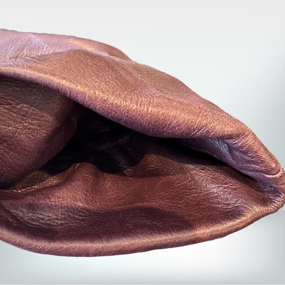 Cloe Mirto Deer Dark Purple Ankle Boots NI B 38 1/2 - Picture 9 of 10